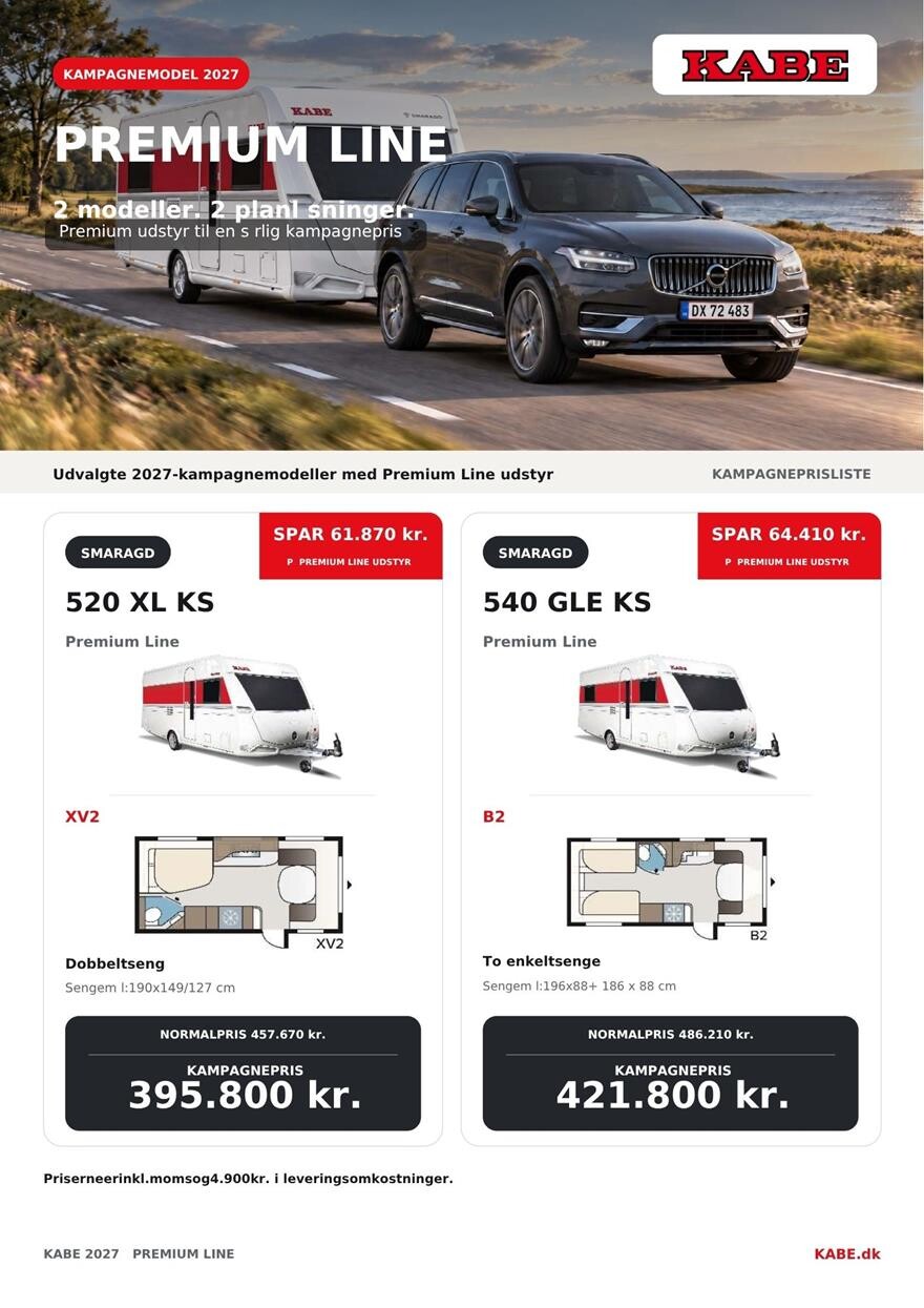 Kabe Smaragd Premium Line 540 GLE KS